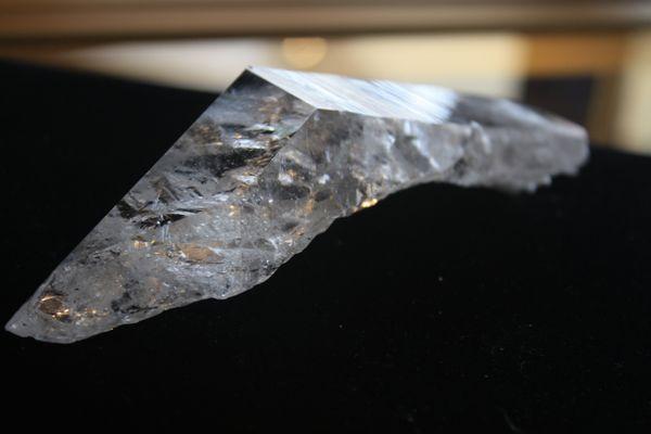 Water-clear Quartz Crystal Shard from Jessieville, Ark.