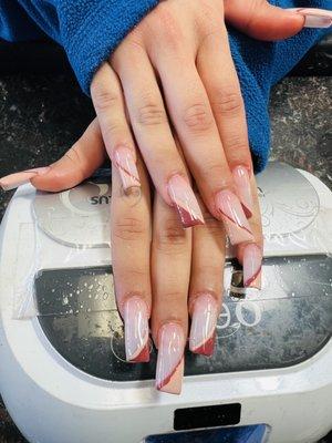 Straight Nails Full Set