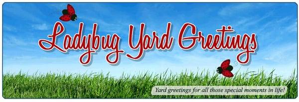 Ladybug Yard Greetings