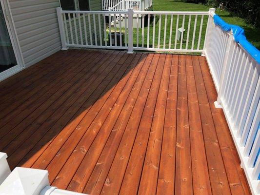 Deck Staining