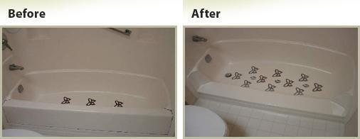 Todd's Porcelain & Fiberglass Repair can convert your fiberglass tub into a step-in shower in one day!