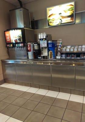 Full soda and coffee bar