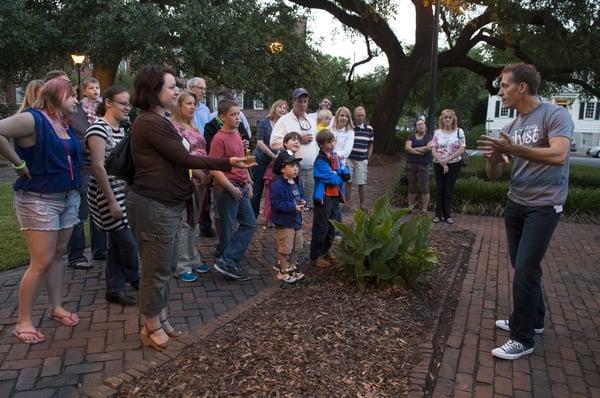 Family-friendly ghost tour that is fun for everyone.