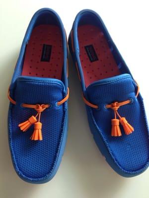 Swim's waterproof loafers in Gator colors!