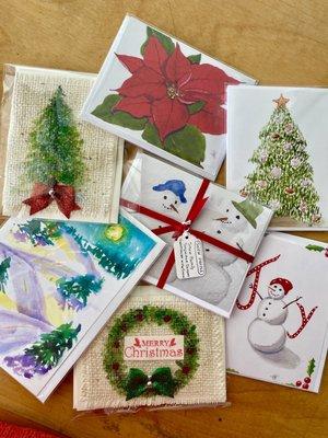 Hand made Christmas and Holiday cards