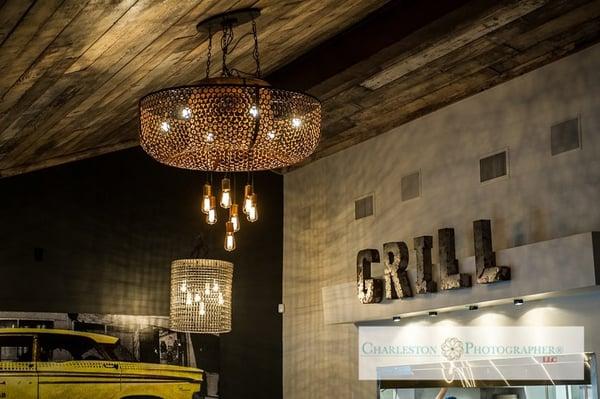 Created lighting for Rutledge Cab Co. Charleston SC