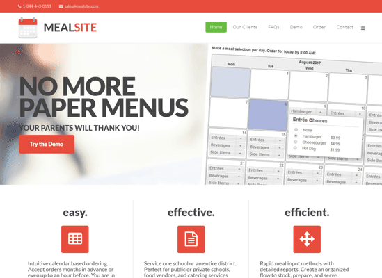 Mealsite - Online School Lunch Ordering System https://www.mealsite.com