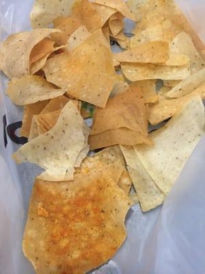 Stale chips at Salsarita's today :(