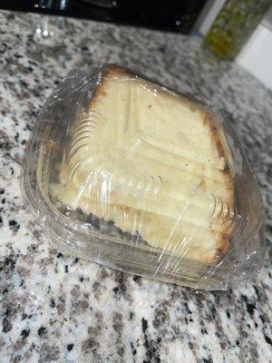 Cream Cheese Pound Cake Slice