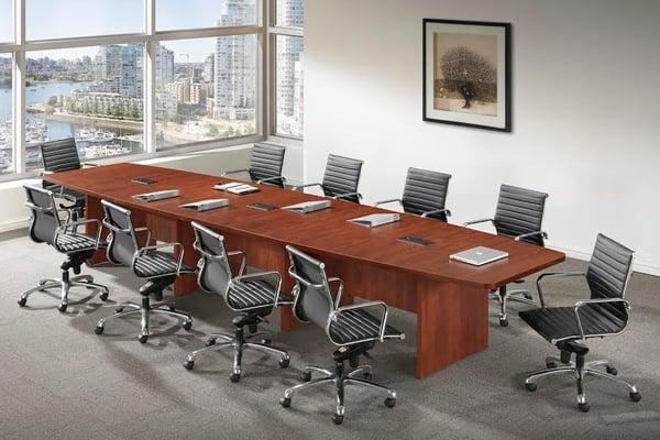 Conference Room Tables and Office Chairs by Baystate Office Furniture.  baystatefurniture.com