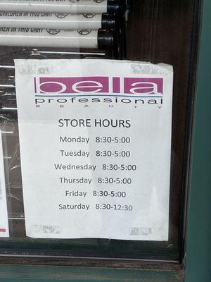 Store Hours