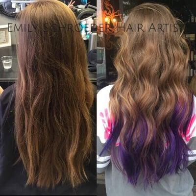 Purple ombre