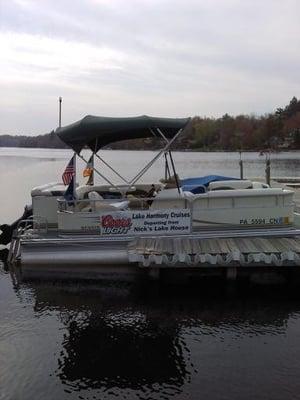 Ask For Captain Wolf......Docked at Nick's Lake House...For Your Special Tour of Lake Harmony!