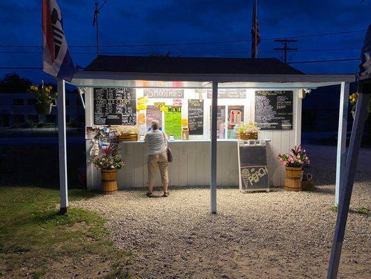 Roadside ice cream stand!