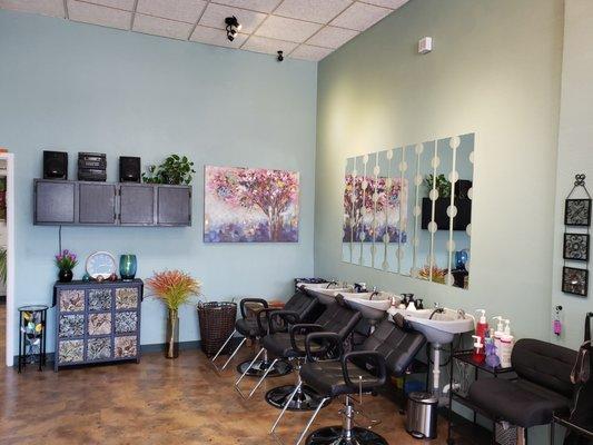 Spring Branch Family Salon Interior