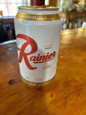 Cold can of Ranier