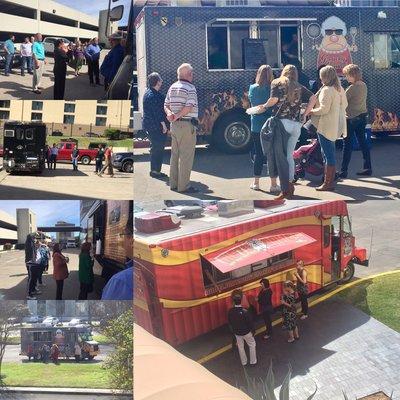 Food Truck Wednesday's at the Atrium Building are always a hit! #brassproperties #besttenants