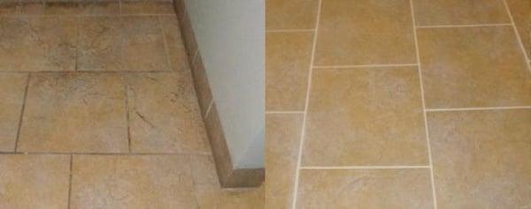 Grout Services - Before & After