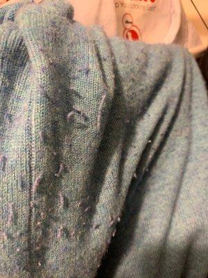 Ruined Cashmere sweater