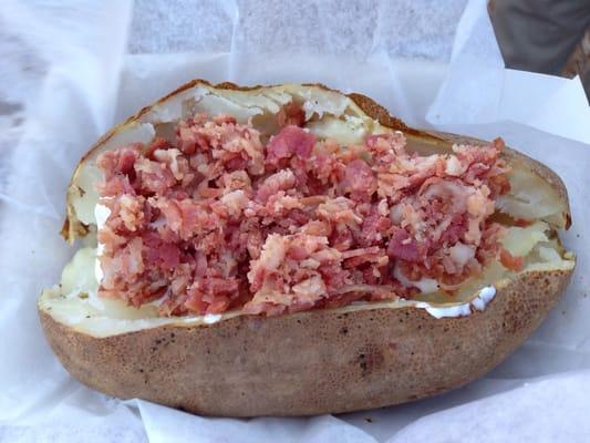 Bacon baked potato