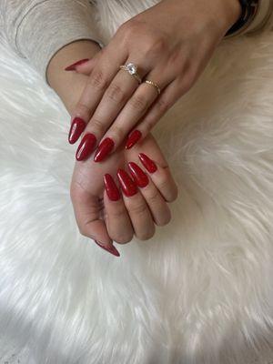 GelX with Big Apple Red color