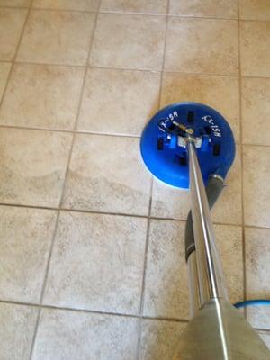 Tile and grout cleaning