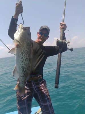 grouper caught on the Roguewave