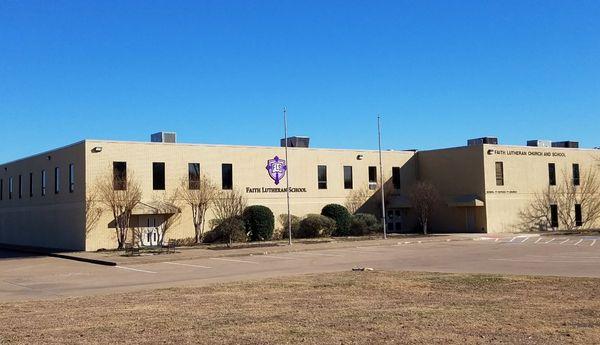 Faith Lutheran School of Plano is located at 1701 E Park Blvd in Plano, Texas