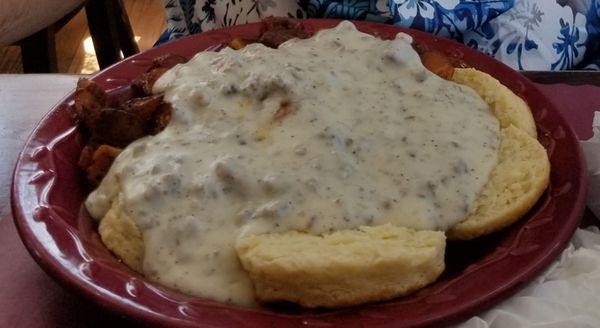 Biscuits and gravy!