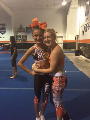 Love the sisterhood the athletes have!