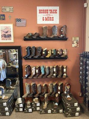 Women's western boots.