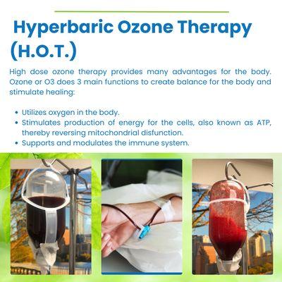 High dose ozone therapy has amazing benefits for the body!