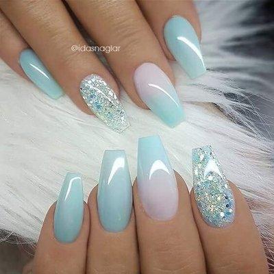 My nails were supposed to look similar to this