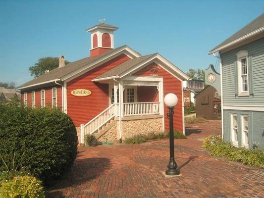 Downtown Long Grove, above the Long Grove Confectionary.