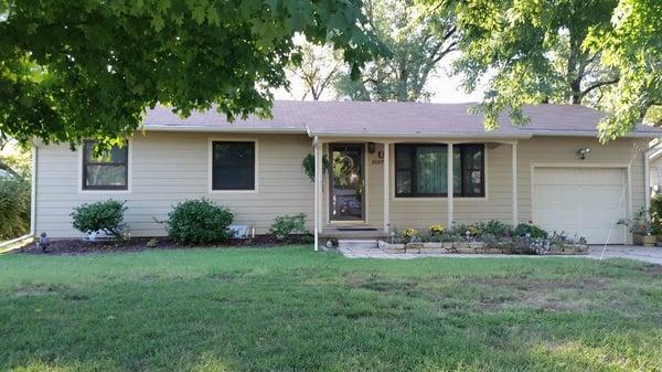 New windows and siding