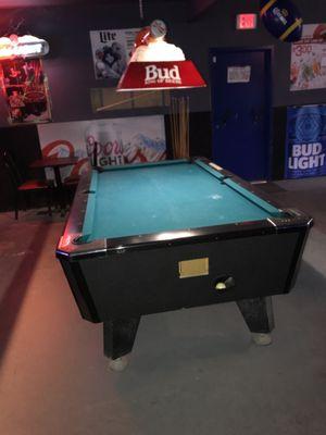 Nice clean pool tables