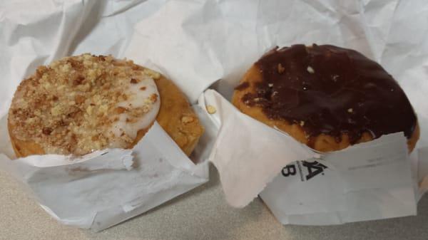 Apple Crumble and Boston Cream from Curry's Donuts in Wilkes-Barre, PA