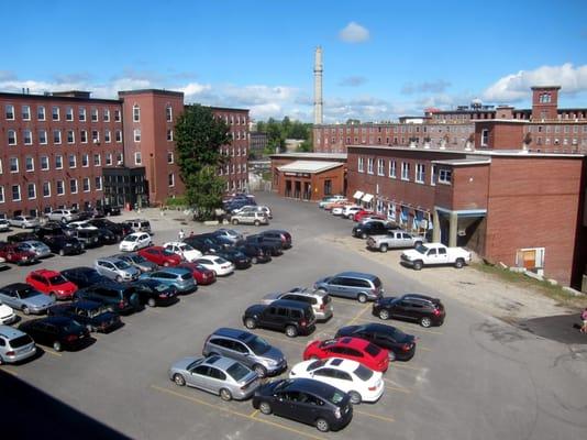 The view from the top of Building 20.