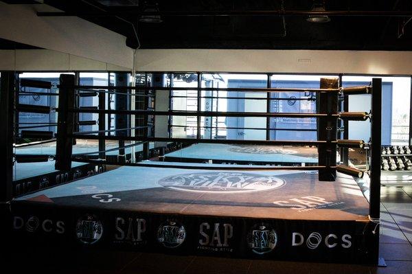 Boxing Ring for private boxing training and small group classes