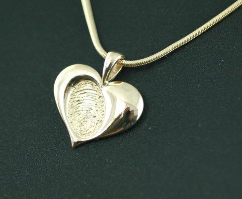 HeartPrint 14k Yellow Gold