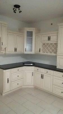 Beautiful cream kitchen renovation