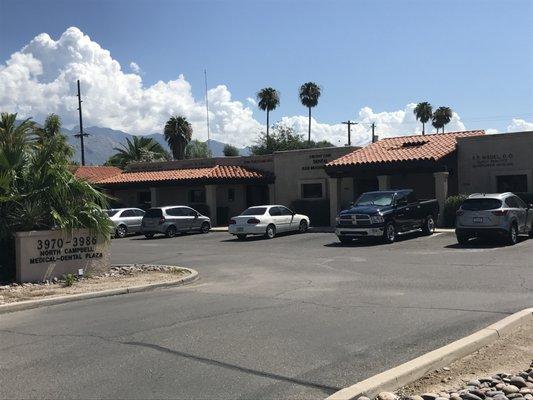 View of office from Campbell Ave