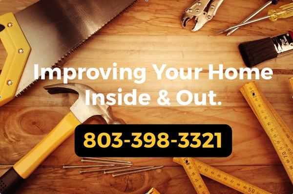 Columbia SC Home Improvement - Call Today 803-398-3321