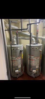 Hot water tanks