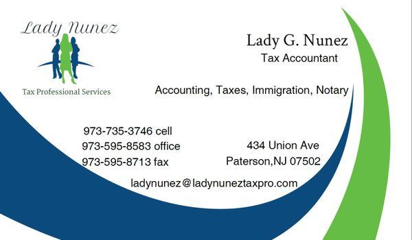 Lady Nunez Tax Professional Services