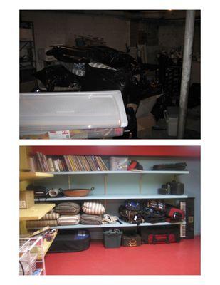 from basement disaster to storage master