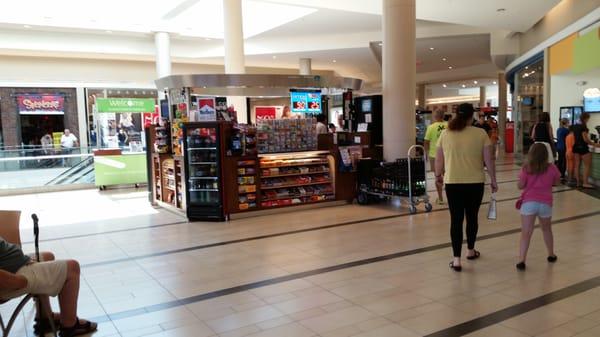 News stand by the food court