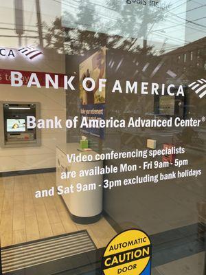 Bank of America Advanced Center entrance