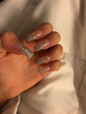 Full set glitter ombré