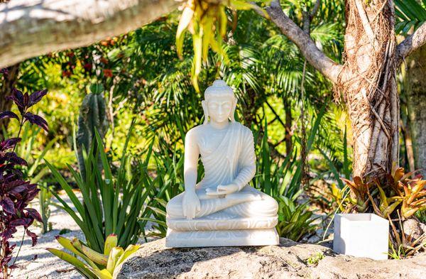 White Marble Buddha Statue